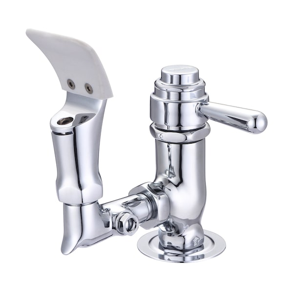 Single Hole Drinking Faucet w/ Anti-Microbial Flexible Mouth Guard 3/8in NPT-Female